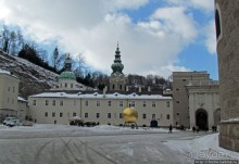 Три уровня центра Зальцбурга. Уровень 1 - улицы и площади