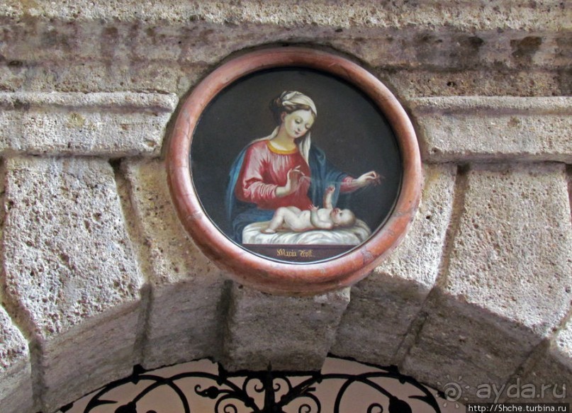 Три уровня центра Зальцбурга. Уровень 1 - улицы и площади