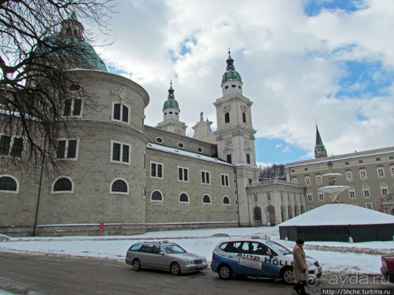 Три уровня центра Зальцбурга. Уровень 1 - улицы и площади