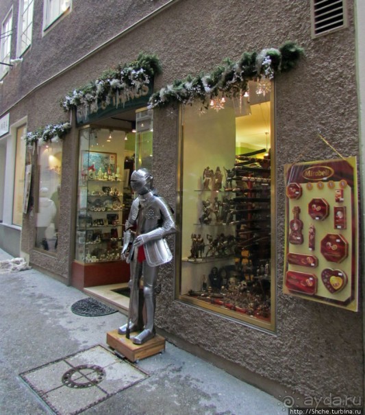 Три уровня центра Зальцбурга. Уровень 1 - улицы и площади