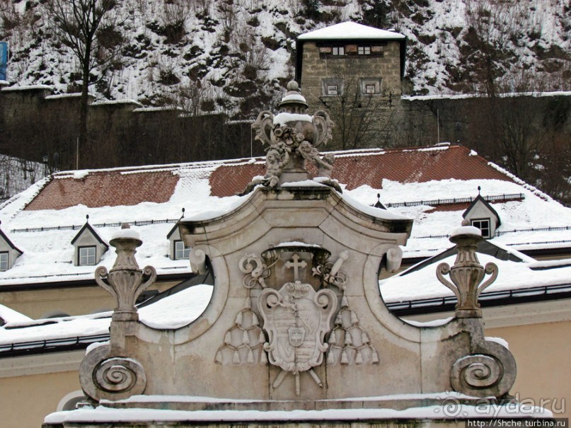 Три уровня центра Зальцбурга. Уровень 1 - улицы и площади