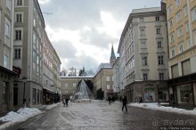 Три уровня центра Зальцбурга. Уровень 1 - улицы и площади
