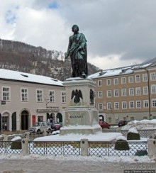 Три уровня центра Зальцбурга. Уровень 1 - улицы и площади