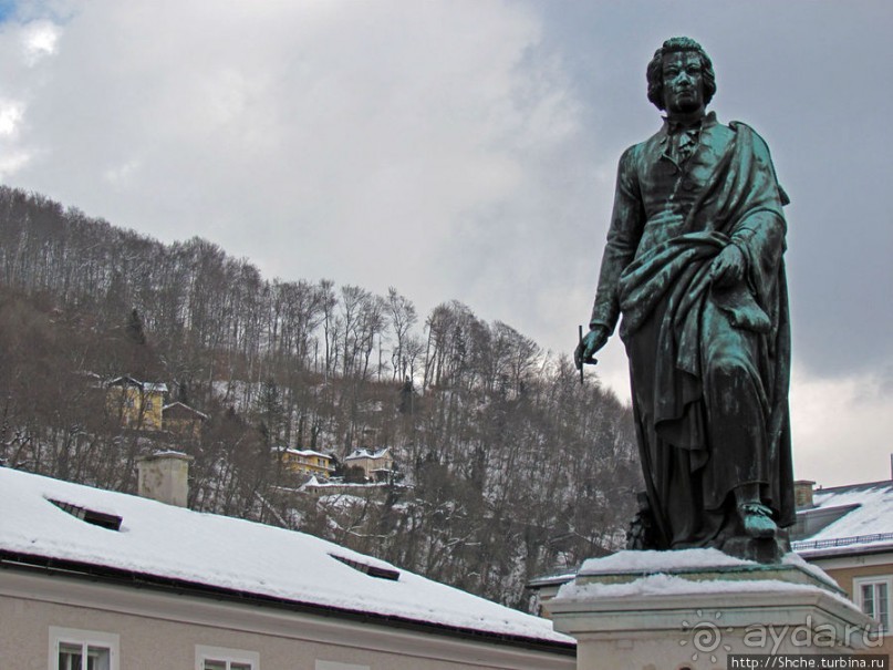 Три уровня центра Зальцбурга. Уровень 1 - улицы и площади