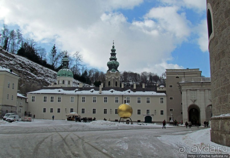 Три уровня центра Зальцбурга. Уровень 1 - улицы и площади