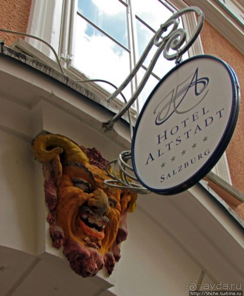 Три уровня центра Зальцбурга. Уровень 1 - улицы и площади