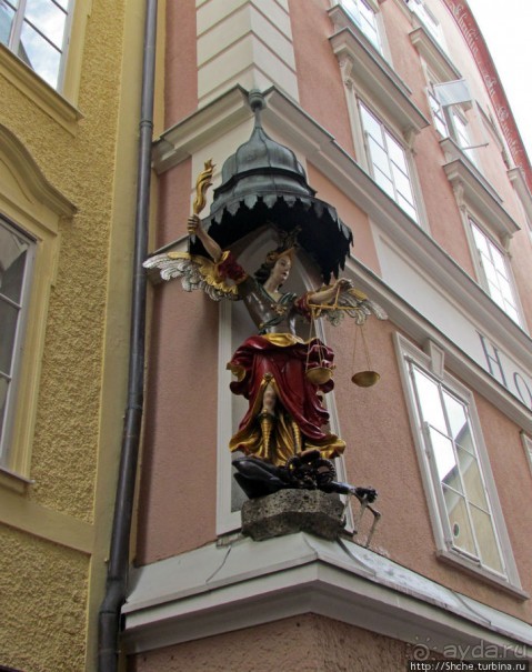 Три уровня центра Зальцбурга. Уровень 1 - улицы и площади