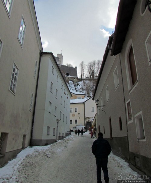 Три уровня центра Зальцбурга. Уровень 1 - улицы и площади