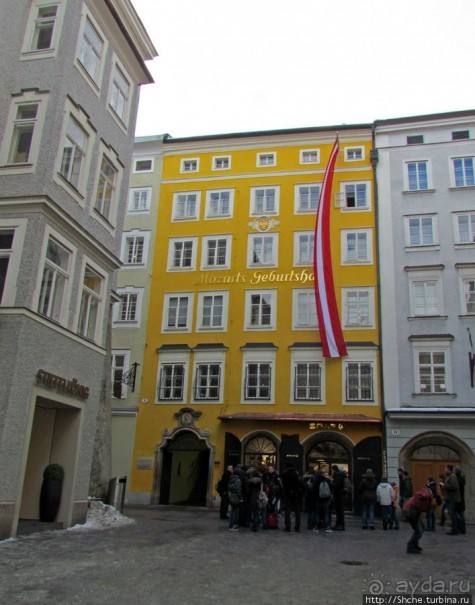 Три уровня центра Зальцбурга. Уровень 1 - улицы и площади