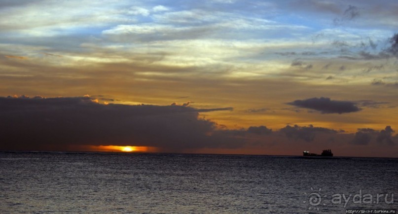 Сайпан. Первый закат, и сразу с сюрпризом