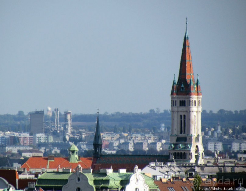 Вена с колокольни Домского собора (Stefansdom)