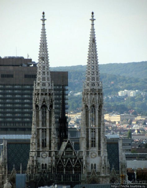 Вена с колокольни Домского собора (Stefansdom)