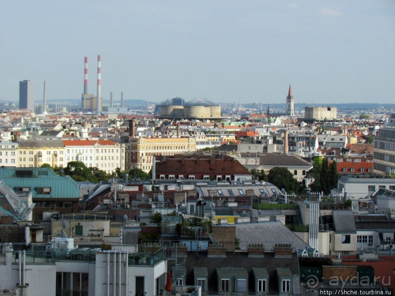 Вена с колокольни Домского собора (Stefansdom)