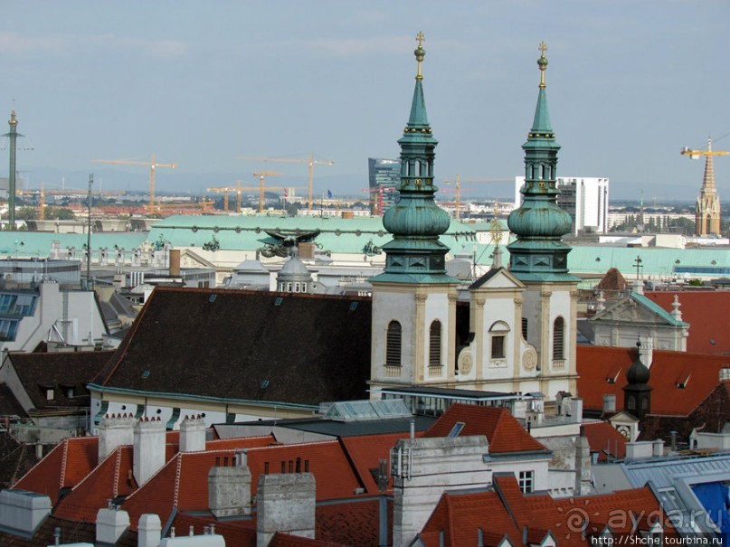 Вена с колокольни Домского собора (Stefansdom)