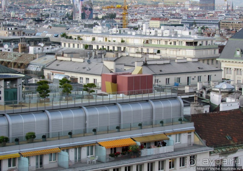 Вена с колокольни Домского собора (Stefansdom)