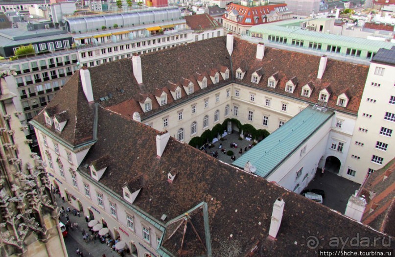 Вена с колокольни Домского собора (Stefansdom)