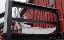 Ледяной порой Аасиаат из тумана выплывает