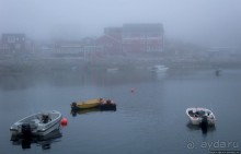 Ледяной порой Аасиаат из тумана выплывает