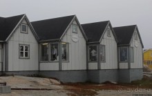 Ледяной порой Аасиаат из тумана выплывает