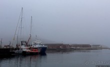 Ледяной порой Аасиаат из тумана выплывает