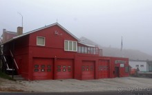 Ледяной порой Аасиаат из тумана выплывает