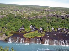 Hraunfossar- по-моему, самый живописный водопад Исландии