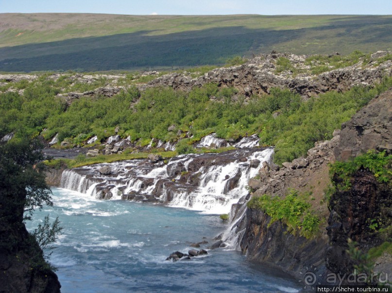 Hraunfossar- по-моему, самый живописный водопад Исландии