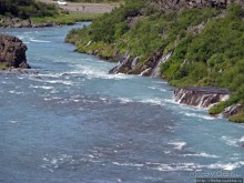 Hraunfossar- по-моему, самый живописный водопад Исландии