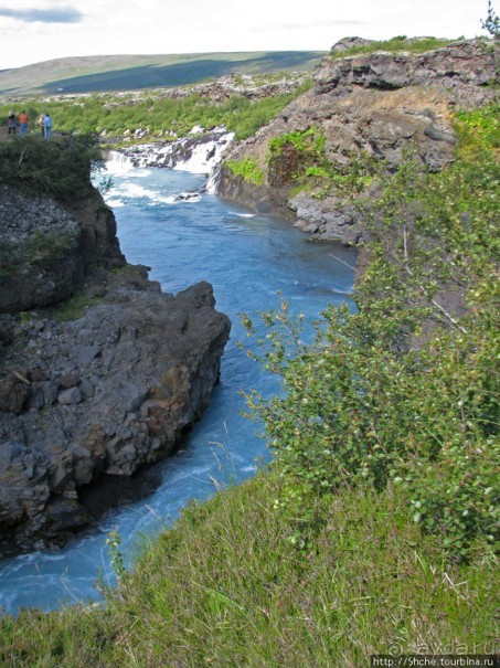 Hraunfossar- по-моему, самый живописный водопад Исландии