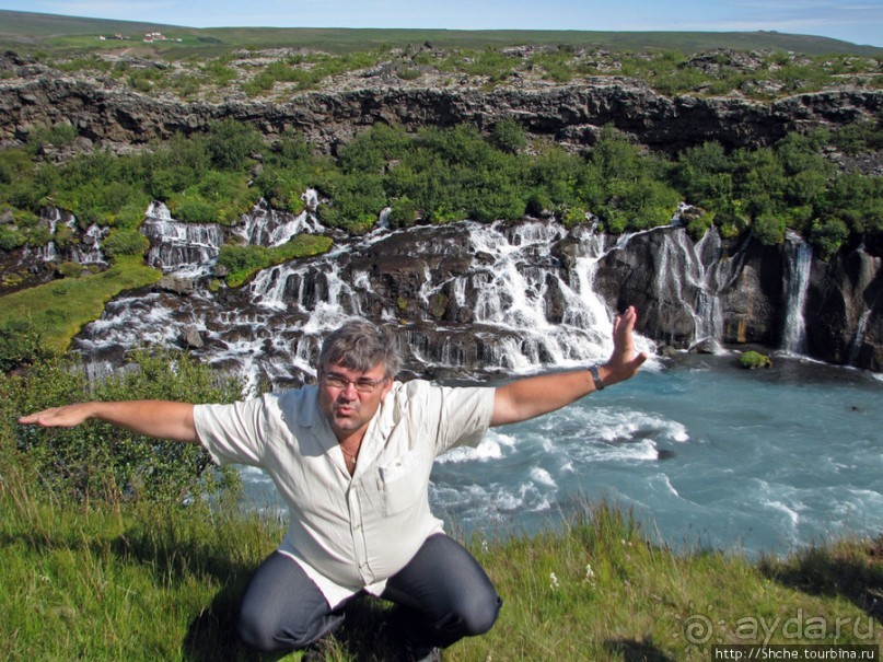 Hraunfossar- по-моему, самый живописный водопад Исландии