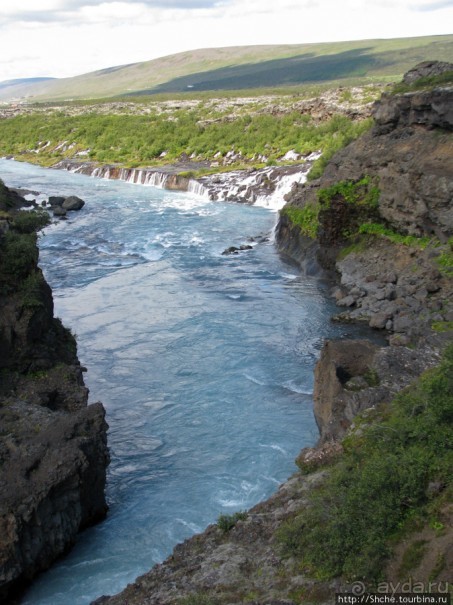 Hraunfossar- по-моему, самый живописный водопад Исландии