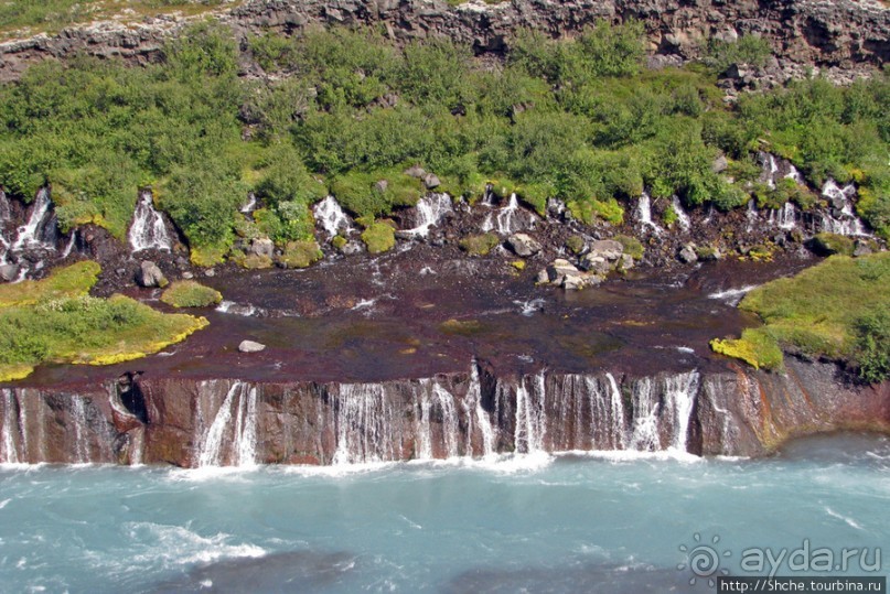 Hraunfossar- по-моему, самый живописный водопад Исландии