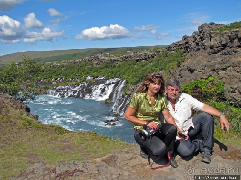 Hraunfossar- по-моему, самый живописный водопад Исландии