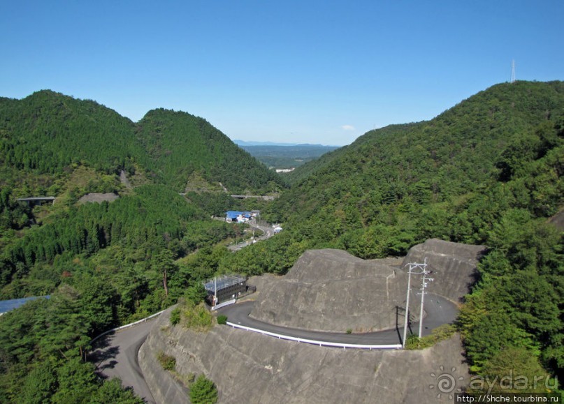 Интересный мост Orijouoohashi возле Mizunami