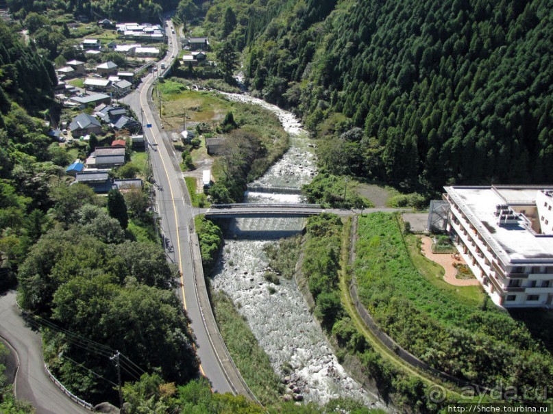 Интересный мост Orijouoohashi возле Mizunami