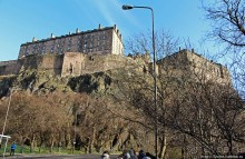 Эдинбургский замок и Замковая скала — 320 градусов обхода