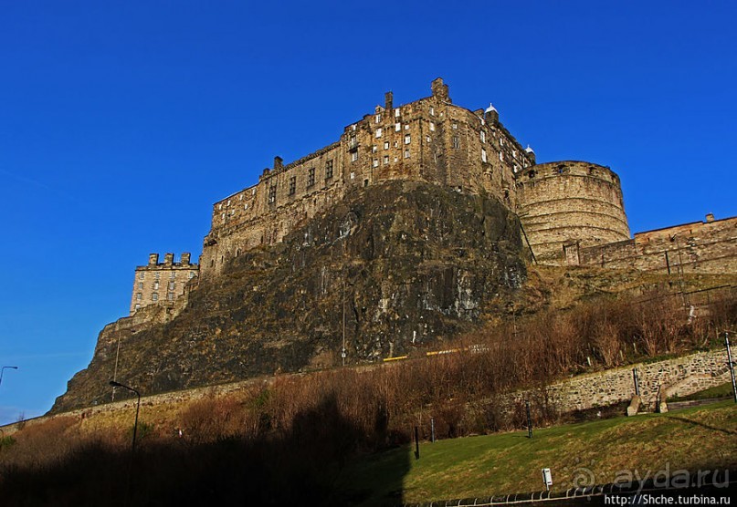 Эдинбургский замок и Замковая скала — 320 градусов обхода