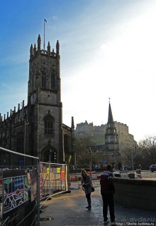 Эдинбургский замок и Замковая скала — 320 градусов обхода