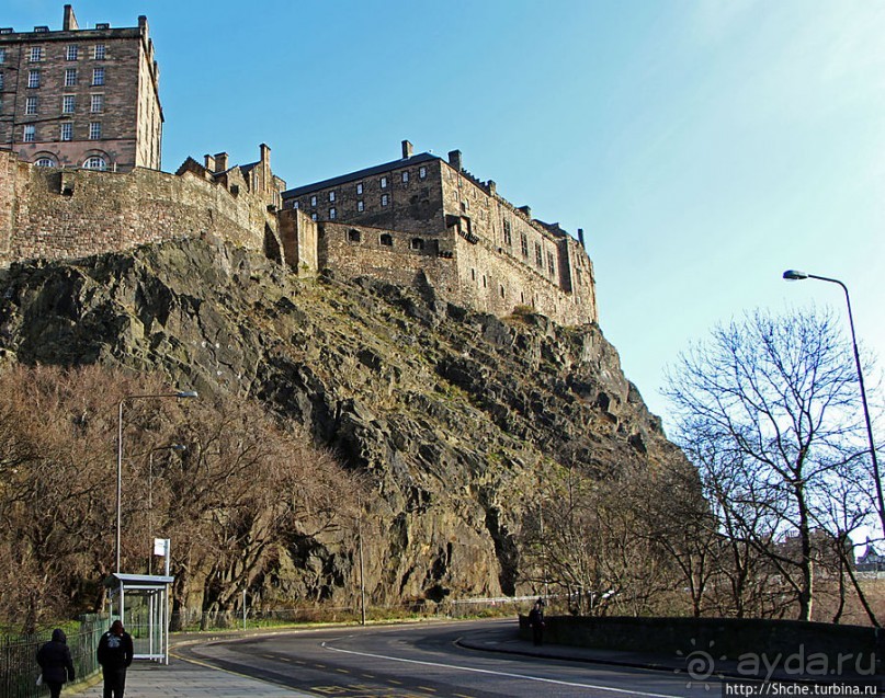 Эдинбургский замок и Замковая скала — 320 градусов обхода