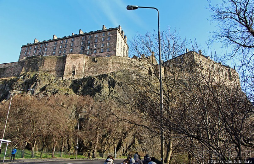 Эдинбургский замок и Замковая скала — 320 градусов обхода