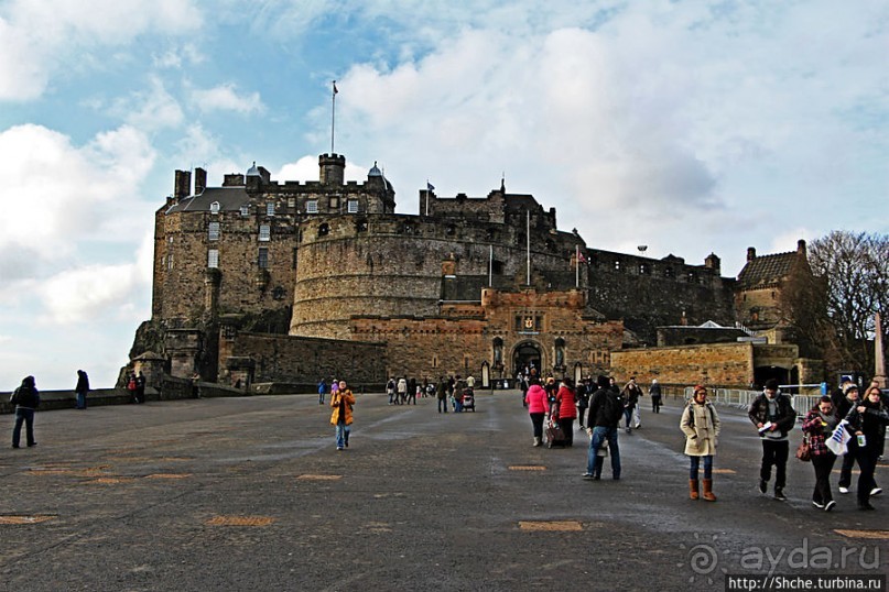 Эдинбургский замок и Замковая скала — 320 градусов обхода