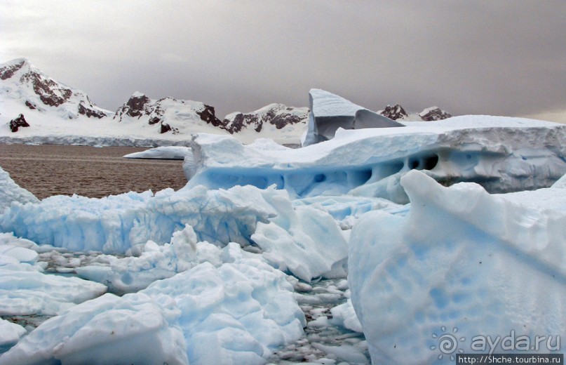 Чилийская антарктическая база Gonz. Videla в заливе Paradise