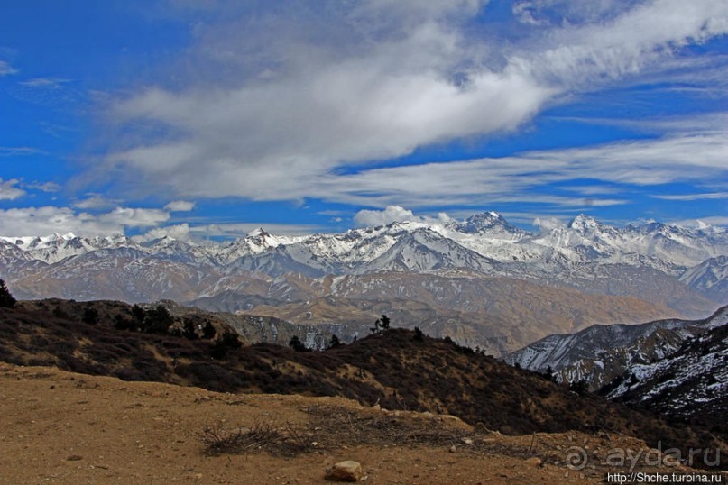 Мустанг, день 2. Вышли на рабочую высоту 3800 м, перевал Yamda