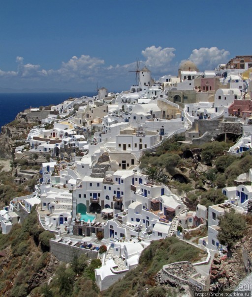 Голубые купола Санторини — классические виды Греции