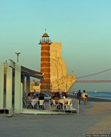 Набережная реки Тежу в районе Белем в Лиссабоне