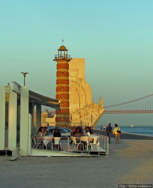 Набережная реки Тежу в районе Белем в Лиссабоне