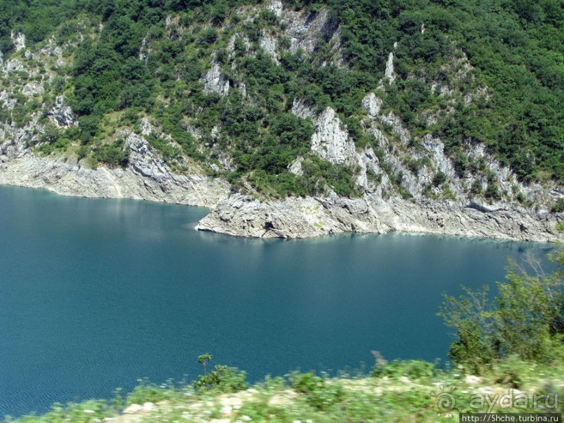 Черногорские картинки. Каньон искусственного Пивского озера