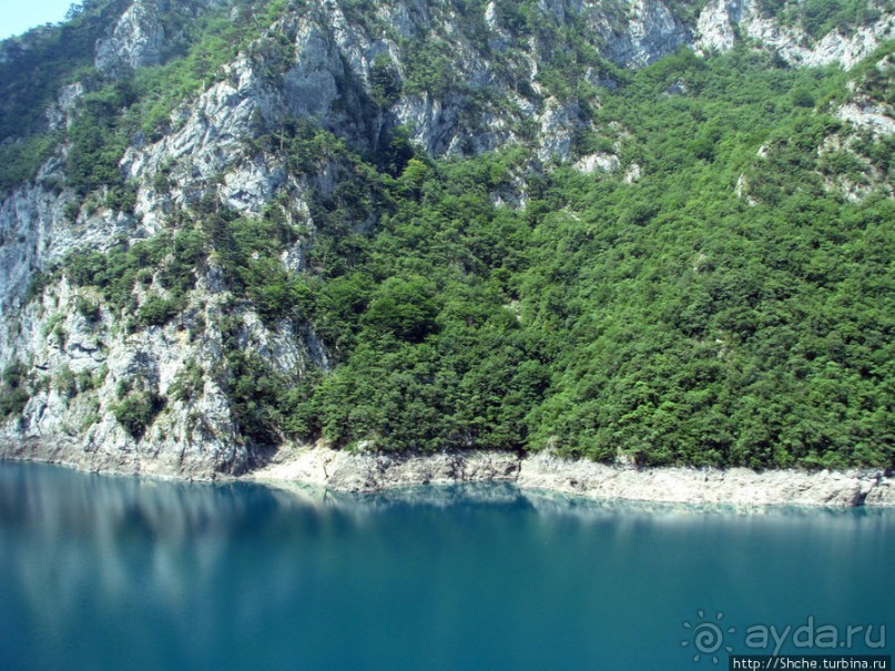 Черногорские картинки. Каньон искусственного Пивского озера