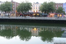 Сумерки на берегах реки Liffey