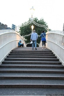 Сумерки на берегах реки Liffey